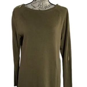 Michael Michael Kors olive green round neck knee length Dress women’s small